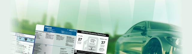 Window sticker by VIN